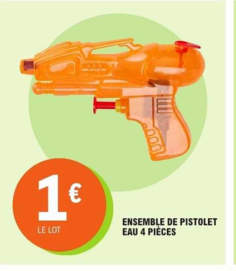 ENSEMBLE DE PISTOLET EAU 4 PIÈCES
