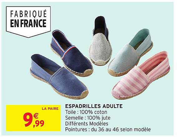 ESPADRILLES ADULTE