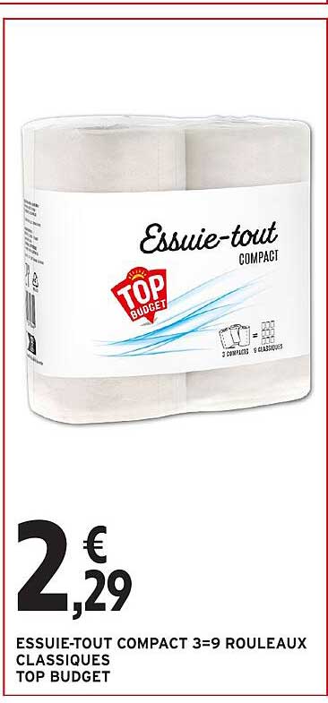 ESSUIE-TOUT COMPACT 3=9 ROULEAUX CLASSIQUES TOP BUDGET