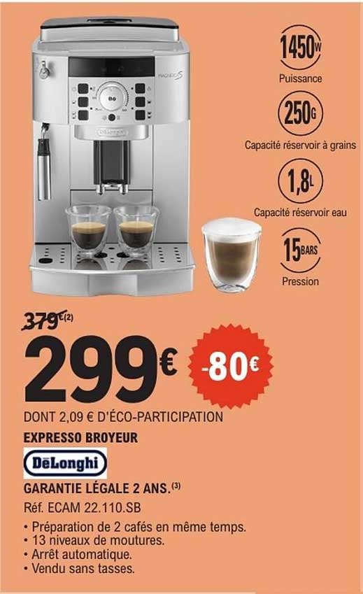 EXPRESSO BROYEUR DeLonghi