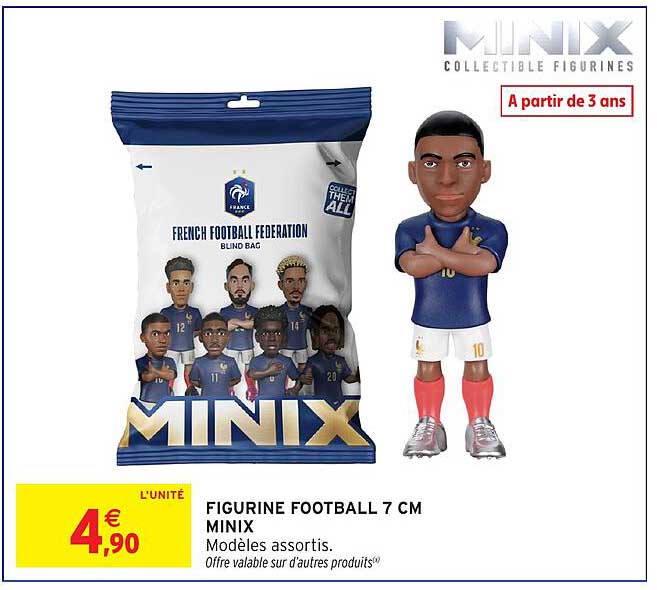FIGURINE FOOTBALL 7 CM MINIX