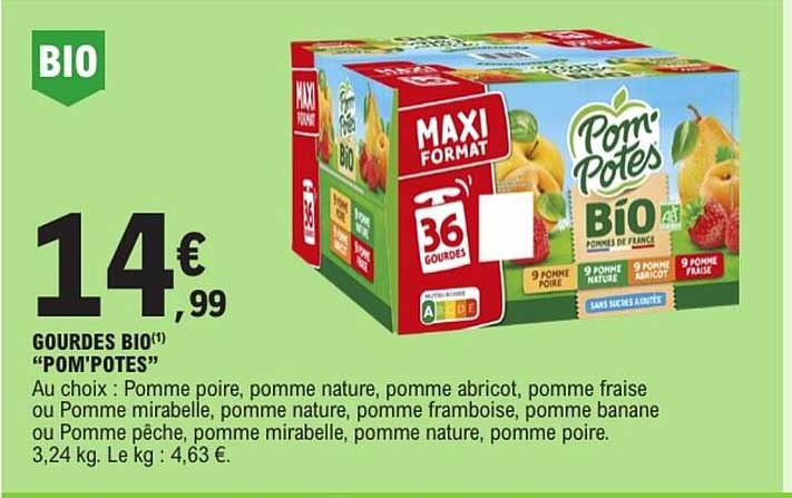 GOURDES BIO “POM’POTES”
