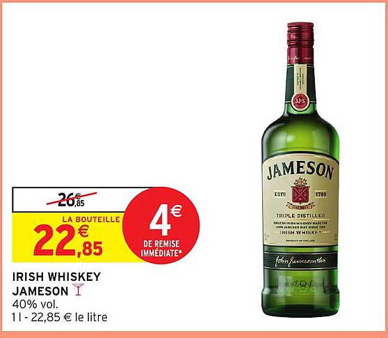 IRISH WHISKEY JAMESON