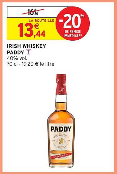 IRISH WHISKEY PADDY
