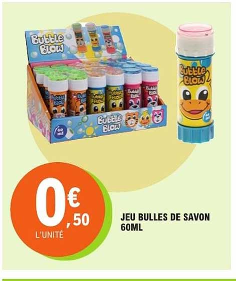 JEU BULLES DE SAVON 60ML
