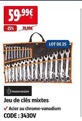 Jeu de clés mixtes