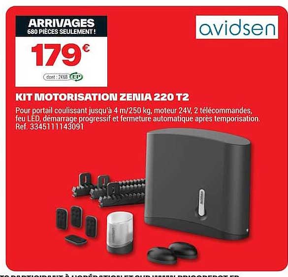 KIT MOTORISATION ZENIA 220 T2