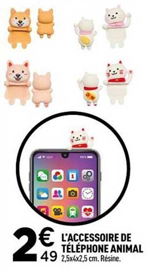 L'ACCESSOIRE DE TÉLÉPHONE ANIMAL