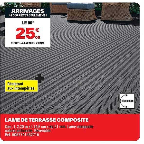 LAME DE TERRASSE COMPOSITE