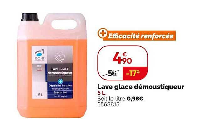 Lave glace démoustiqueur 5 L