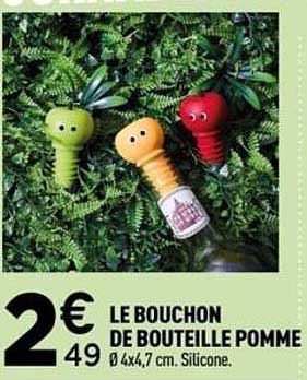 LE BOUCHON DE BOUTEILLE POMME