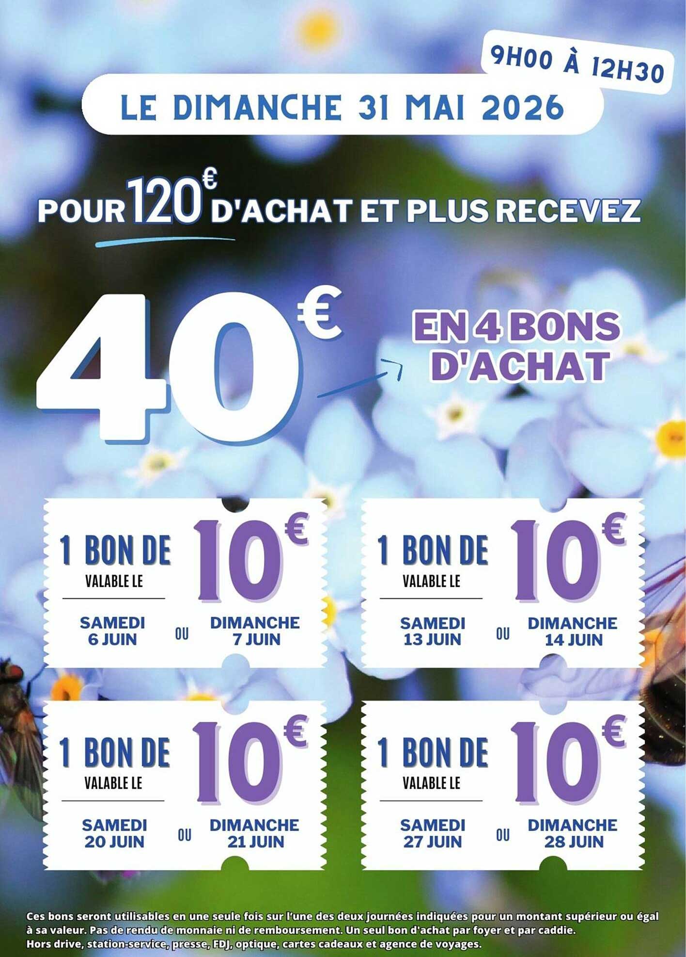 LE DIMANCHE 31 MAI 2026