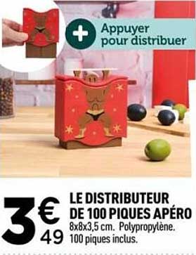 LE DISTRIBUTEUR DE 100 PIQUES APÉRO