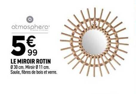 LE MIROIR ROTIN