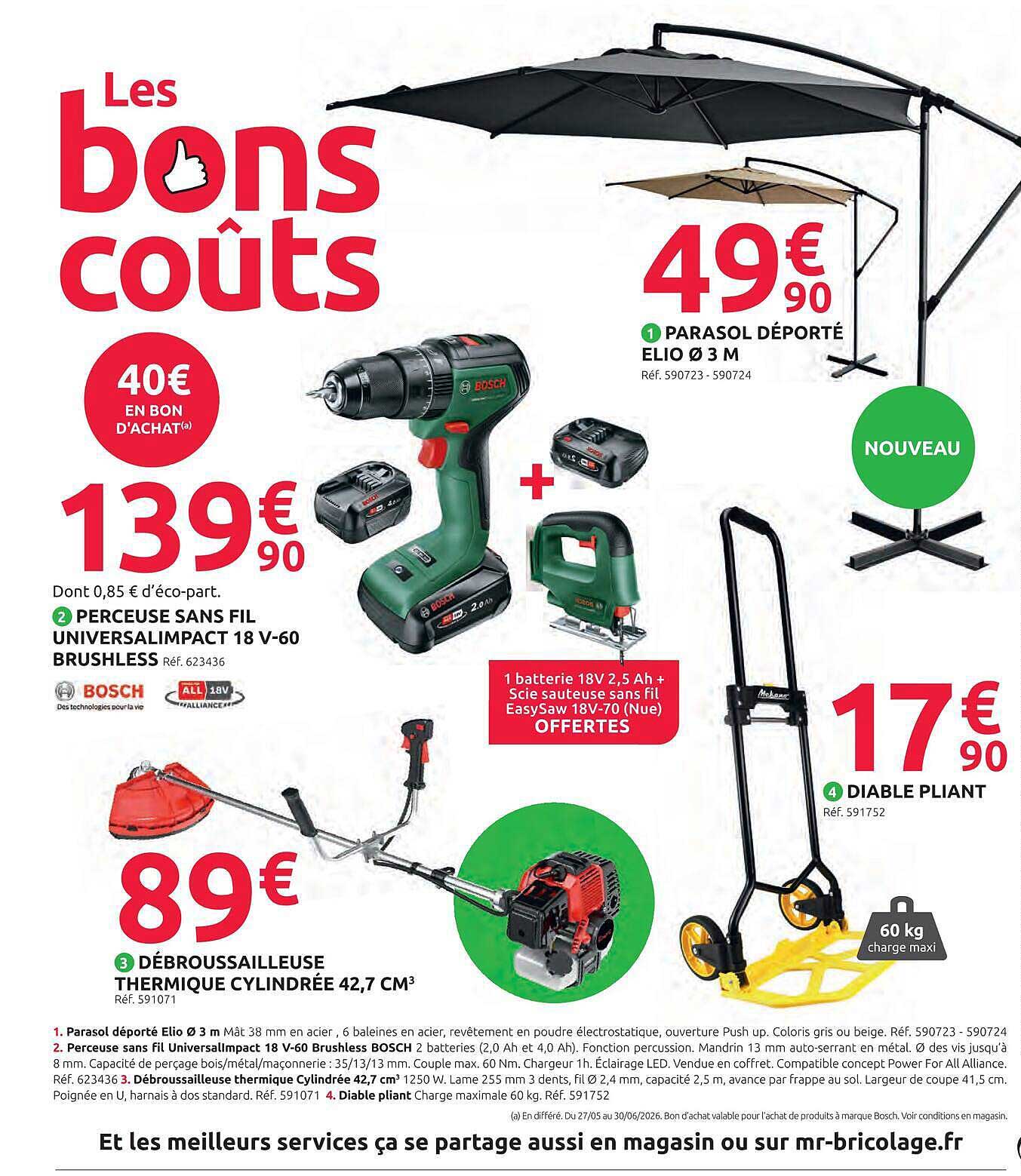 Les bons coûts