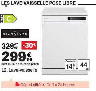 LES LAVE-VAISSELLE POSE LIBRE