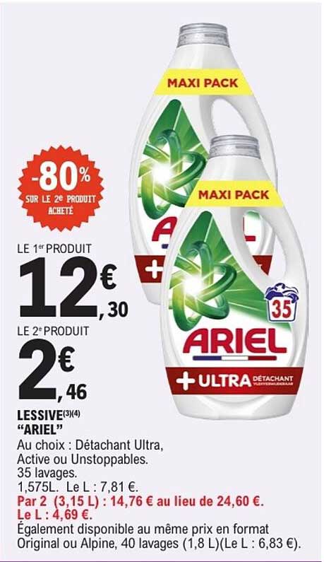 LESSIVE "ARIEL"