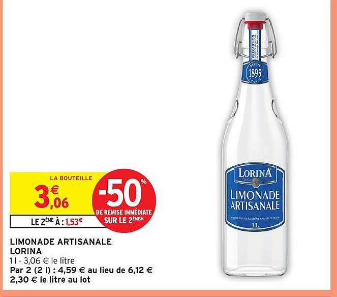 LIMONADE ARTISANALE LORINA