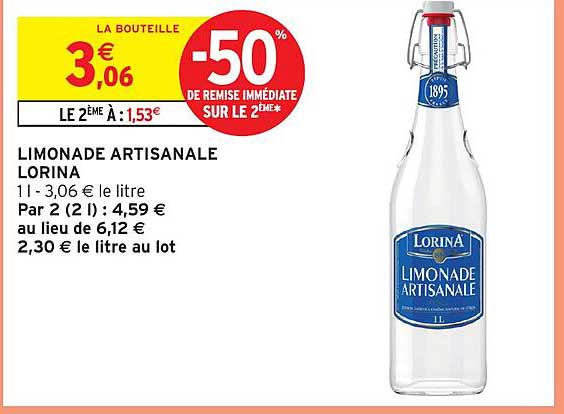 LIMONADE ARTISANALE LORINA