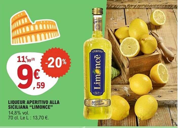 LIQUEUR APERITIVO ALLA SICILIANA “LIMONCÈ”