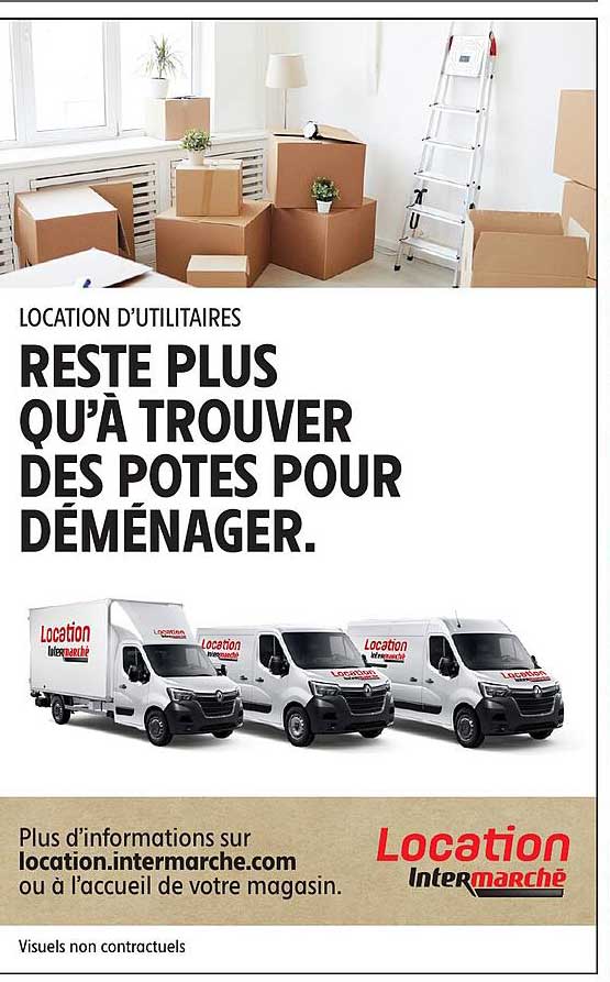 LOCATION D’UTILITAIRES RESTE PLUS QU’À TROUVER DES POTES POUR DÉMÉNAGER.