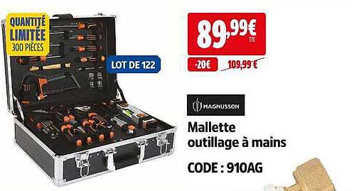 Mallette outillage à mains