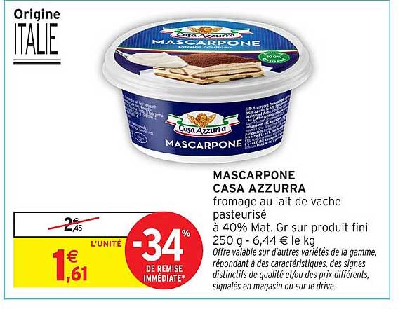 MASCARPONE CASA AZZURRA