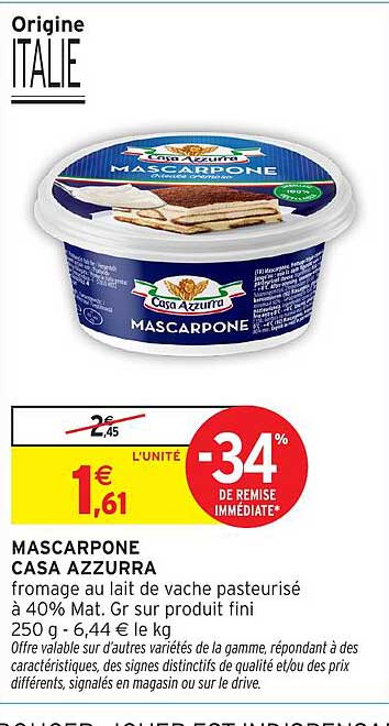 MASCARPONE CASA AZZURRA