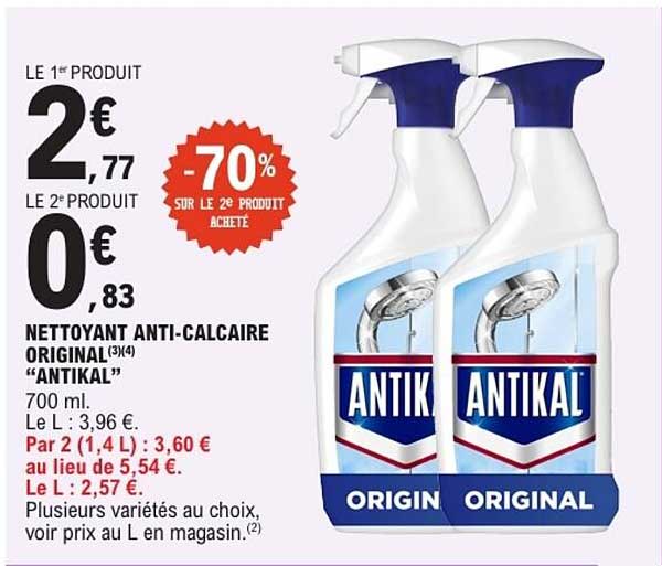 NETTOYANT ANTI-CALCAIRE ORIGINAL “ANTIKAL”