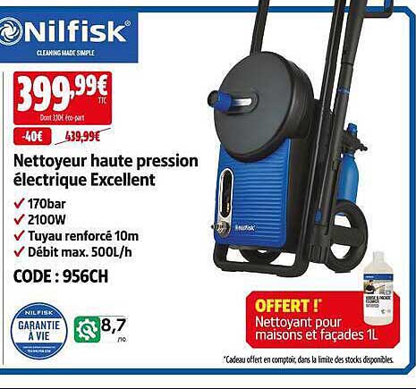 Nettoyeur haute pression électrique Excellent
