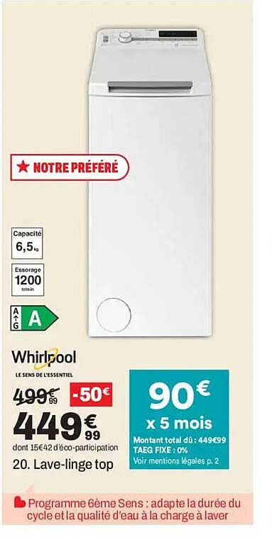 NOTRE PRÉFÉRÉ