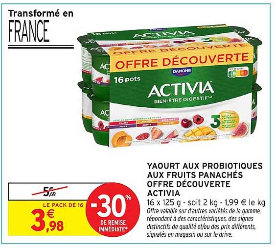 OFFRE DÉCOUVERTE ACTIVIA