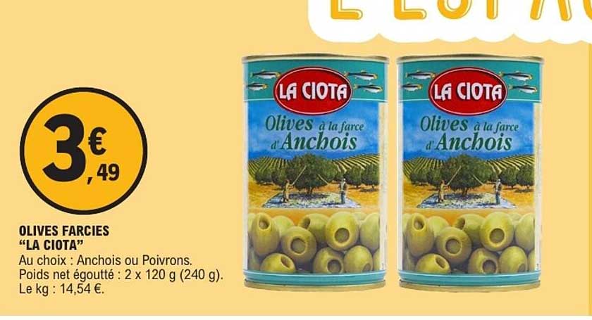 OLIVES FARCIES “LA CIOTA”