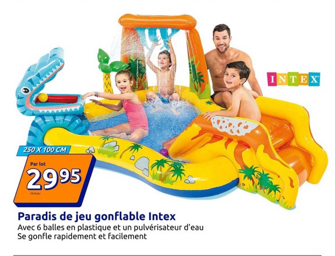 Paradis de jeu gonflable Intex