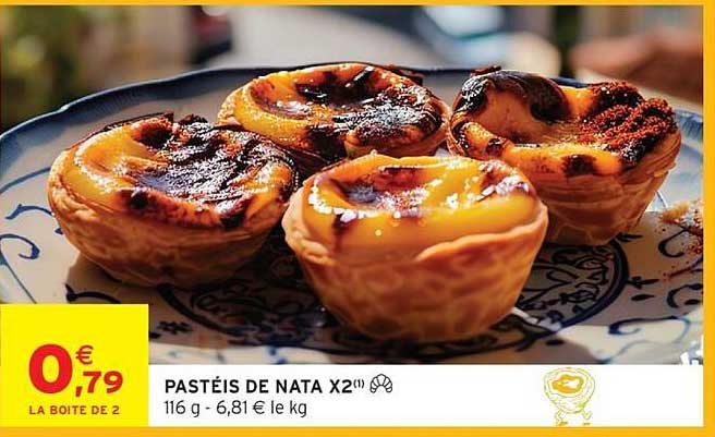 PASTÉIS DE NATA X2