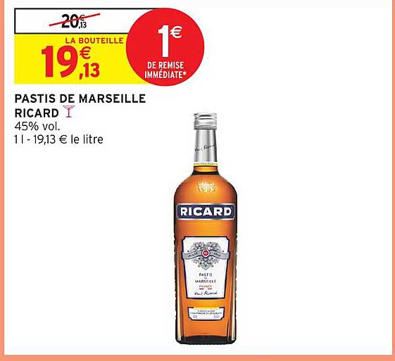 PASTIS DE MARSEILLE RICARD