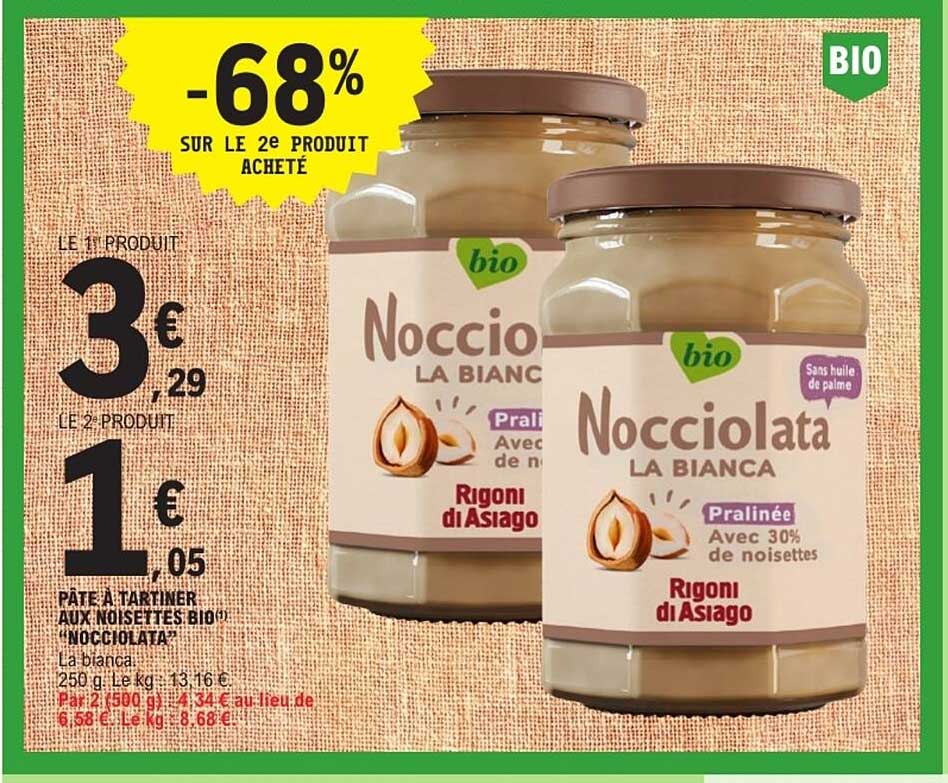 PÂTE À TARTINER AUX NOISETTES BIO “NOCCIOLATA”