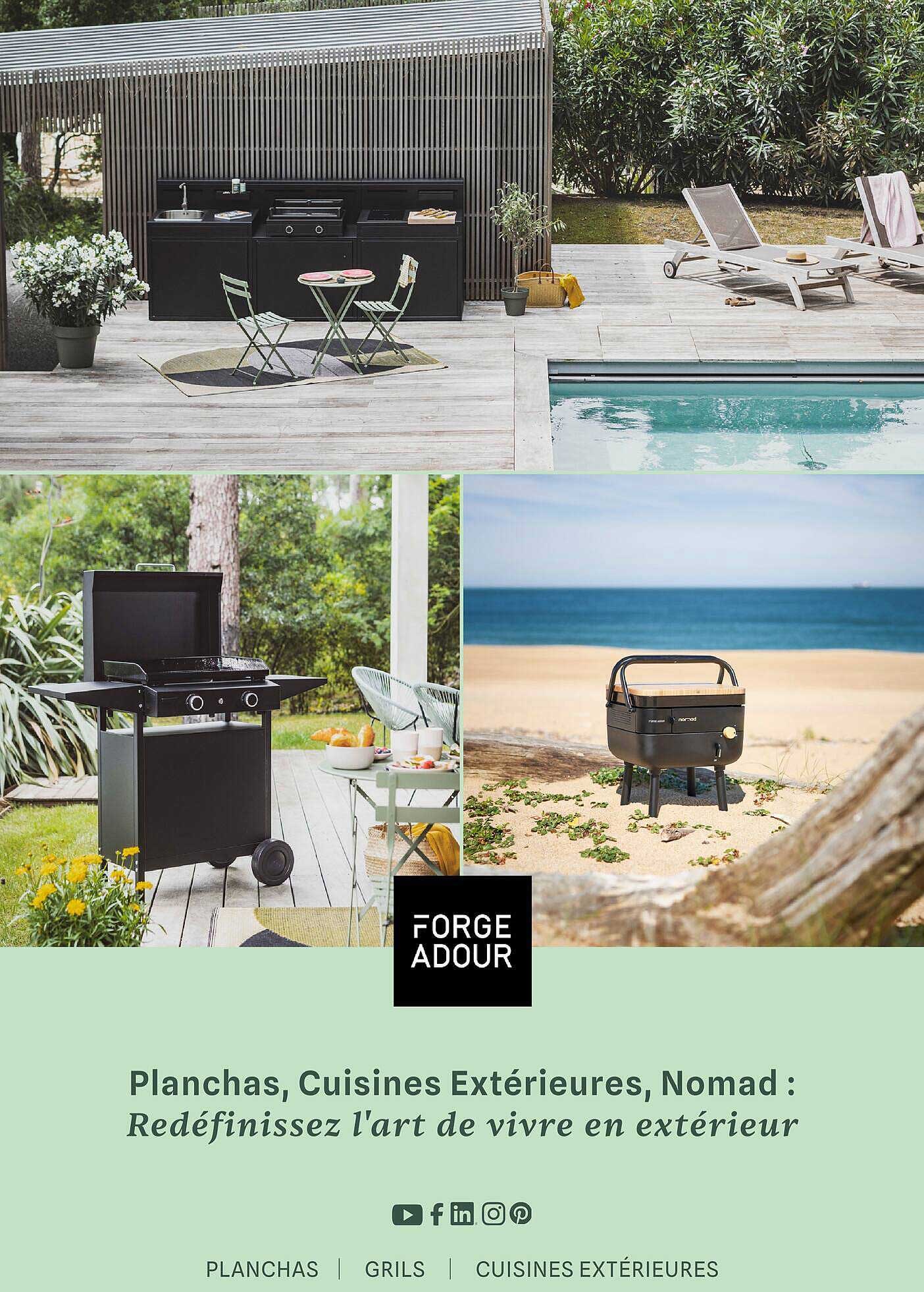 Planchas, Cuisines Extérieures, Nomad : Redéfinissez l'art de vivre en extérieur