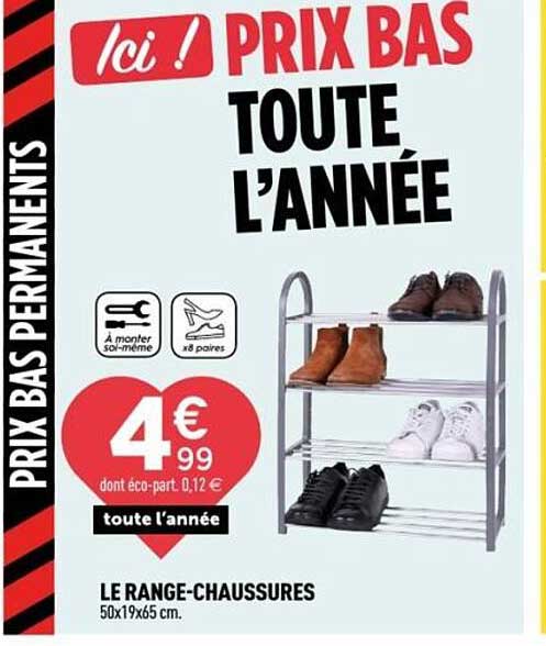 PRIX BAS TOUTE L’ANNÉE