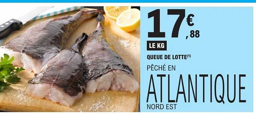 QUEUE DE LOTTE(1) PÊCHÉ EN ATLANTIQUE NORD EST