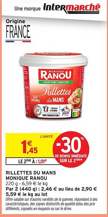 RILLETTES DU MANS MONIQUE RANOU
