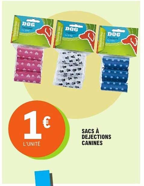 SACS À DEJECTIONS CANINES