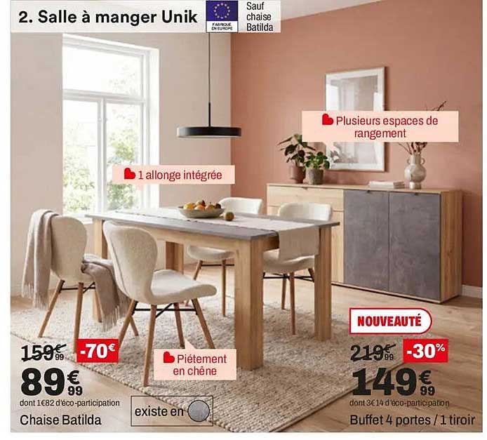 Salle à manger Unik