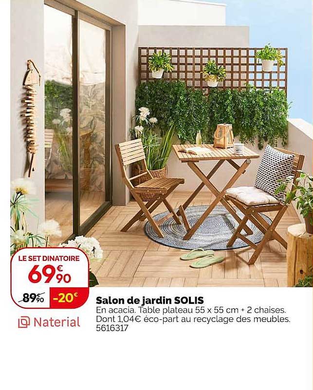 Salon de jardin SOLIS
