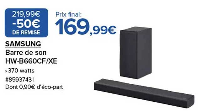 SAMSUNG Barre de son HW-B660CF/XE