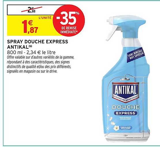 SPRAY DOUCHE EXPRESS ANTIKAL (b)