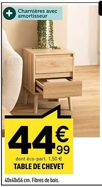 TABLE DE CHEVET