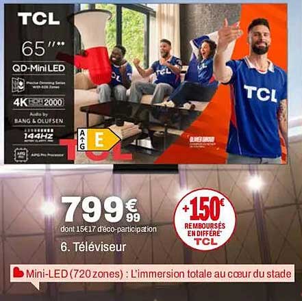 TCL 65'' QD-Mini LED
