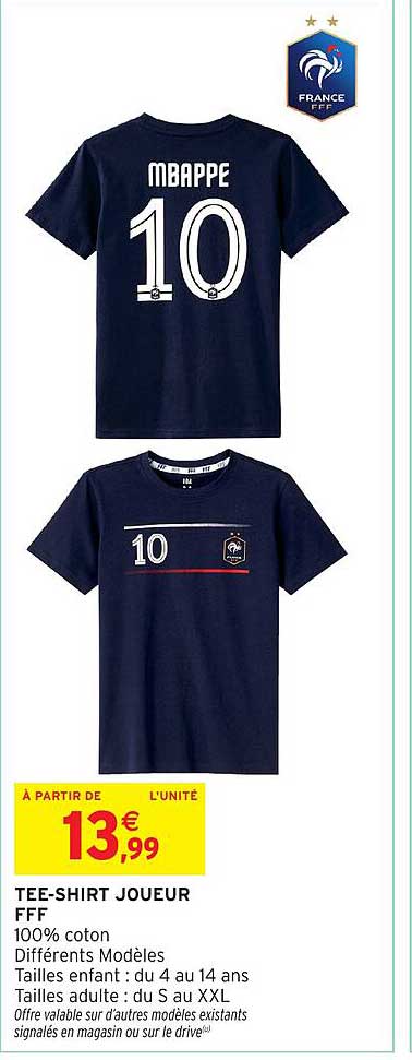 TEE-SHIRT JOUEUR FFF