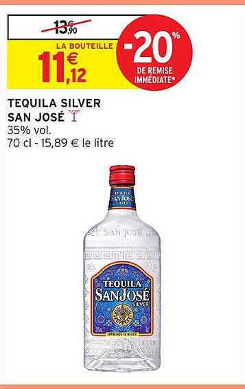 TEQUILA SILVER SAN JOSÉ